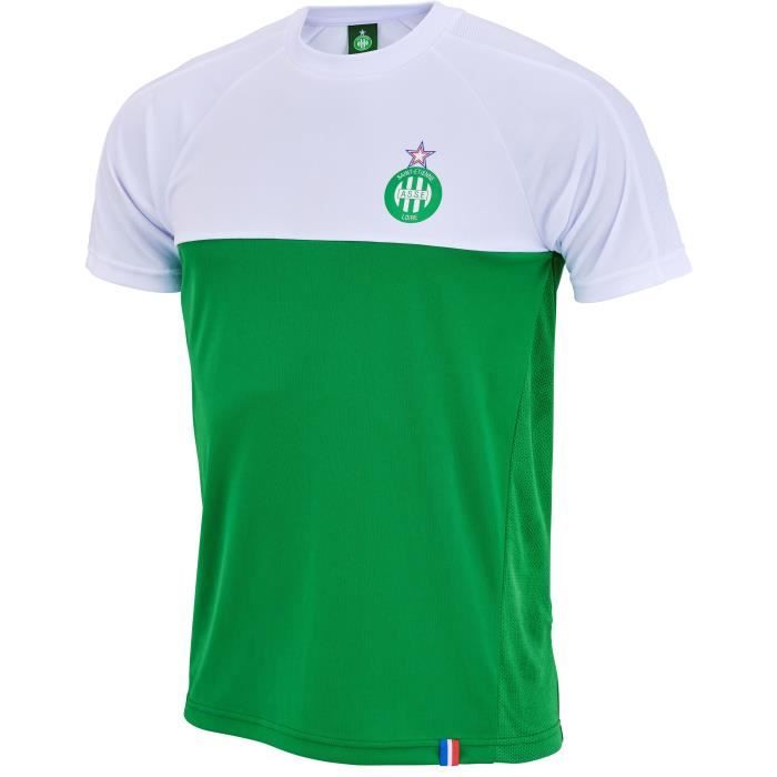 Pyjama Short Officiel AS Saint-Étienne - Coton Confortable Pour Les Vrais Supporters