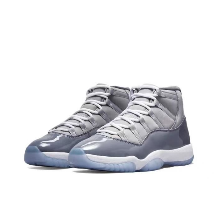 Air jordan 11 Retro Cool Grey Chaussures de basket vintage. Gris Cdiscount Chaussures