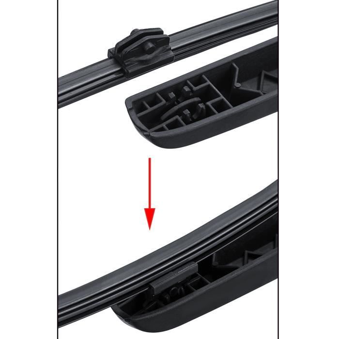 Lame Essuie-glace Arrière Pour Citroën C3 Et Peugeot 307 SW (2002-2017) - Caoutchouc Haute Qualité