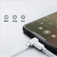 100PC Ecouteurs pour iPhone X / 7 / 8 / Plus, Ecouteurs compatibles Microphone intégré Ecouteurs stéréo Avec interface de charge-3