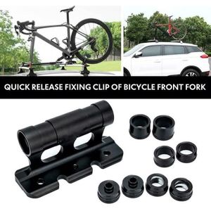 Fourche en aluminium et porte-vélos à dégagement rapide pour remorque
