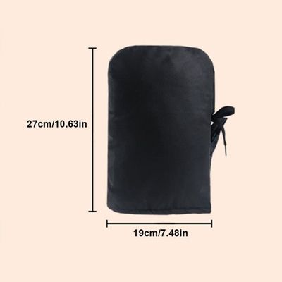 Manchons De Guidon Chauffants Pour Moto/vélo - Polaire Imperméable, Taille Unique (31,5x22,6cm), Noir/rouge