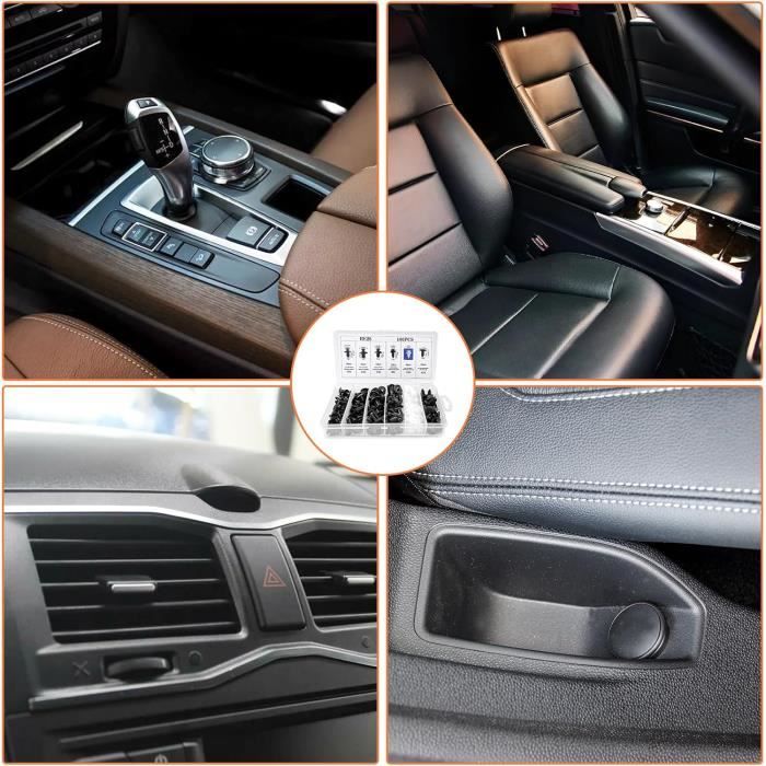 Rivet Plastique 100 Piu00e8ces Clips Voiture Universel, 6 Taille Clips De Fixation Voiture Outils Agrafes Carrosserie Pour Pare Chocs Porte De Voiture Fender Push Kit De Remplacement 79018257 Agrafe Carrosserie