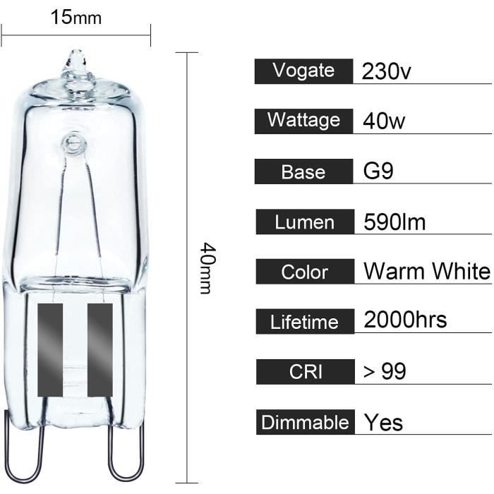 Ampoule Halogène (G9) Design