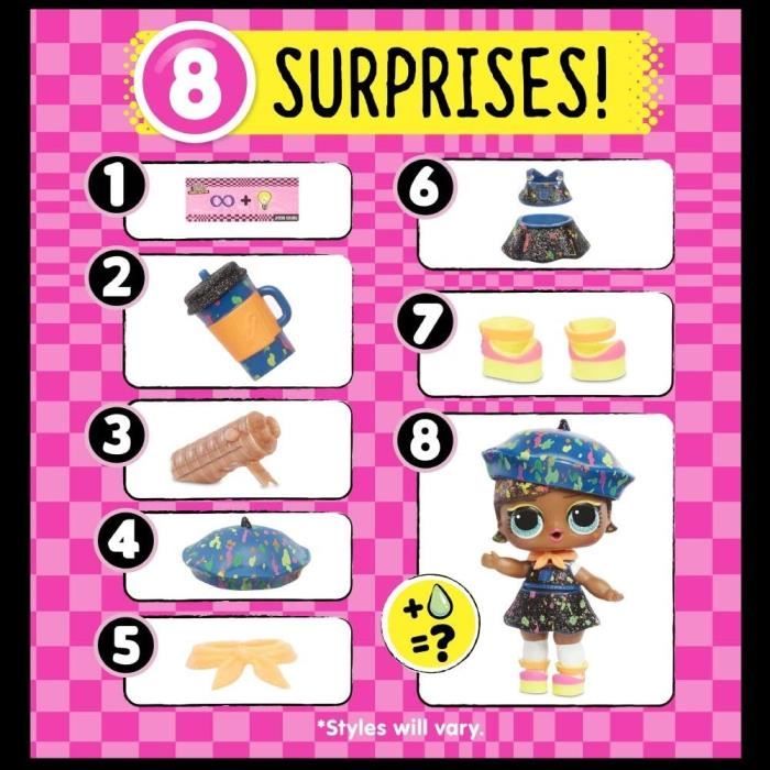 L.O.L. Surprise! Éclairer les animaux de compagnie avec de vrais cheveux et 9 surprises dont des surprises à la lumière noire L.O.L. Surprise! Éclairer les animaux de compagnie avec de vrais cheveux et 9 surprises dont des surprises à la lumière noire