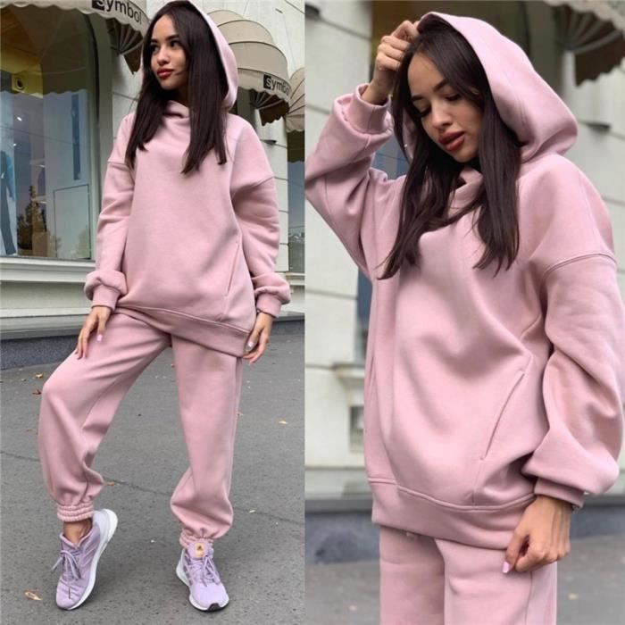 WAZHAKU Y2K - Survêtement baggy Streetwear - Sweat à capuche et