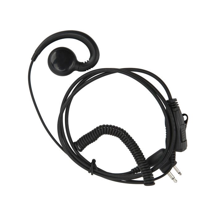 Oreillette Discrète Avec Micro PTT Pour Talkie-walkie - Compatible Motorola, HYT - Tube Acoustique, Confort Longue Durée