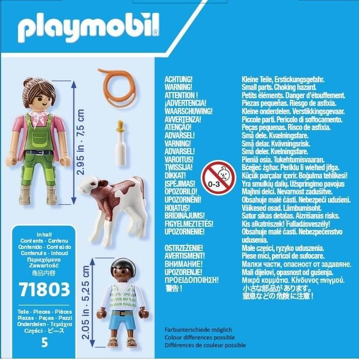 Playmobil Vintage – Set Fermière 3825 De 1996, Avec Pippi, Oies, Charrette, Boîte