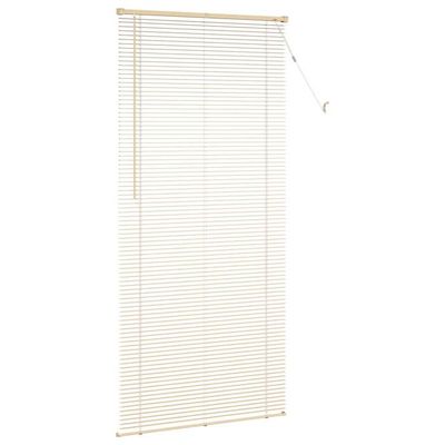 Store Vénitien PVC Blanc 120x180 Cm - Protection UV Et Résistant Aux Intempéries