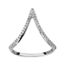 bague argent en forme de v bague argent en forme de v