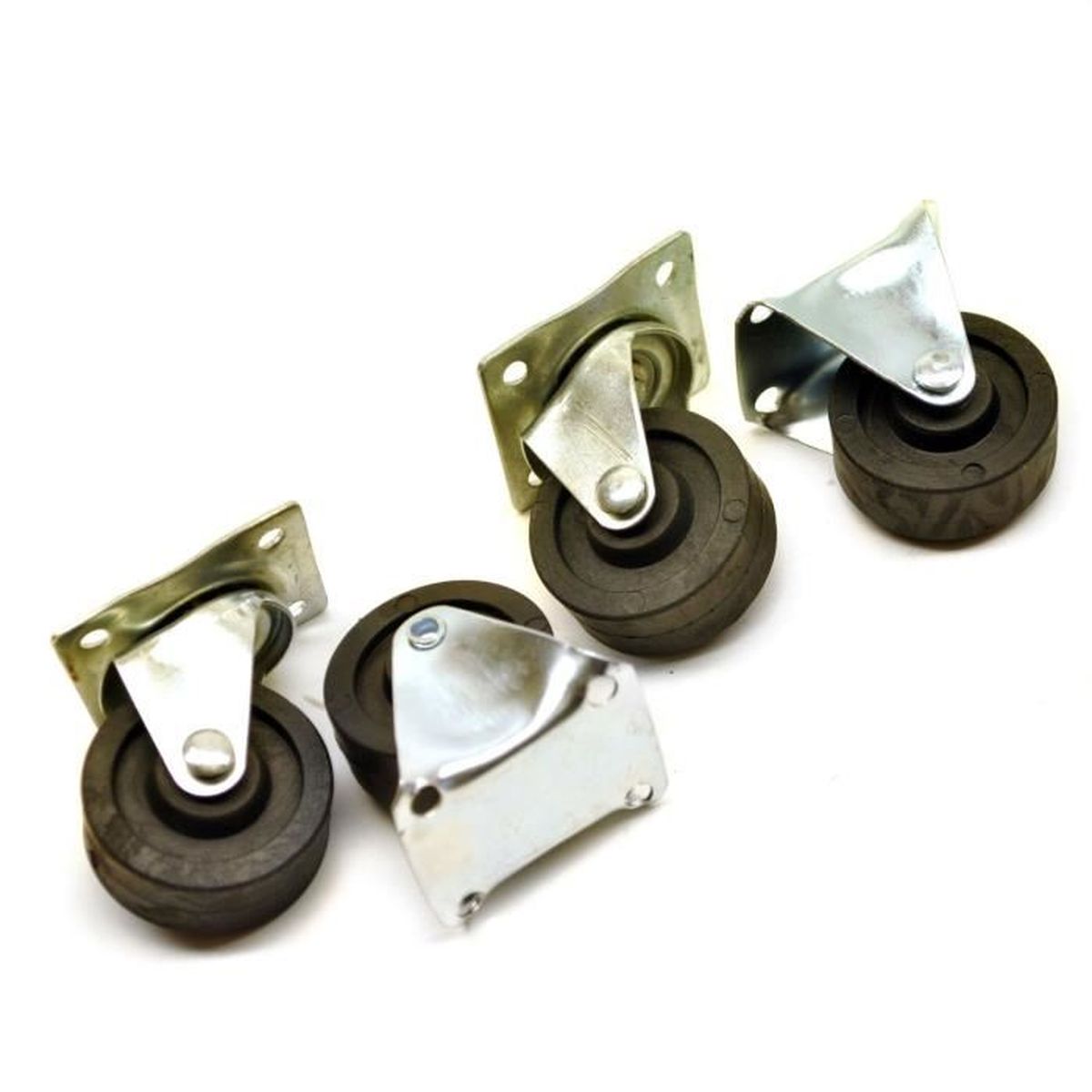 40mm roues castor 4pc Trolley 2 x et 2 x fixe bureau pivotant TE372 rouleaux