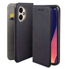 HTDMOBILES Housse etui portefeuille avec coque interieure en silicone pour Honor 400 5G + verre trempe - NOIR MAGNET