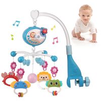 TTLIFE Mobile Musical bébé, Mobile pour Lit Bébé avec Lumières et Musique, Projecteur, Fonction de Temporisation Cadeau