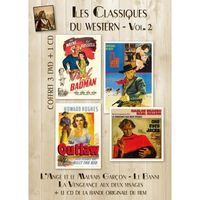 Coffret 3 DVD + 1 CD Les Classiques Du Western - VOL 2 : Le Banni (The Outlaw), L'Ange et le mauvais garçon (Angel and the Badma