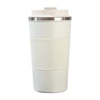 Tasse à café en acier inoxydable, avec affichage de la température, 380ml, portable, isolée sous vide, pour eau de voiture ​