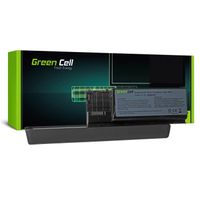 Green Cell® Extended Série PC764 / JD634 Batterie pour Dell Latitude D620 D630 D631 | Dell Precision M2300 6600mAh 11.1V Argent
