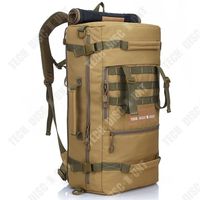 TD® Sac de voyage grande capacité 50L sac extérieur sac à bandoulière unique sac à dos extérieur sac de sport sac à dos tactique