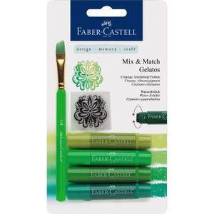 PASTELS - CRAIE D'ART FABER-CASTELL  Blister de 4 craies Gelatos vert
