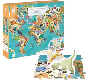 PUZZLE Puzzle Enfant Educatif les Dinosaures 200 Pièces D
