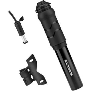 Mini Pompe à Vélo Portable 100 PSI - Pour Valves Presta/Schrader, Avec Support, 95g - 6