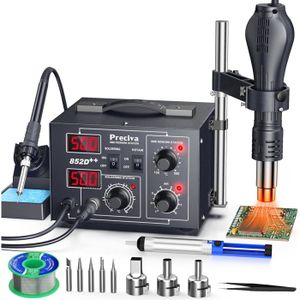 Kit 10 Buses De Soudage Rondes Et Carrées En Acier Inoxydable Pour Stations 850 852D - Diamètres Variés