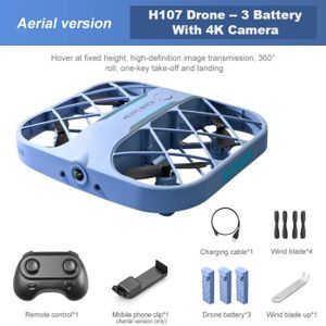 DRONE Caméra bleue-3B-4K - JJRC Drone quadrirotor à mini