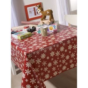 Nappe en toile cirée rectangulaire 140X250 cm SAIGON ZINC