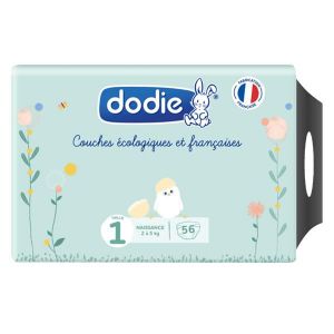 COUCHE Couche Écologique - Dodie - Taille 1 - Blanc