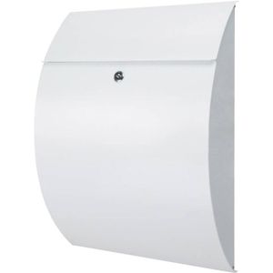 BURG WACHTER piano blanc modèle 886 Outdoor Post Box//Boîte aux lettres livraison gratuite
