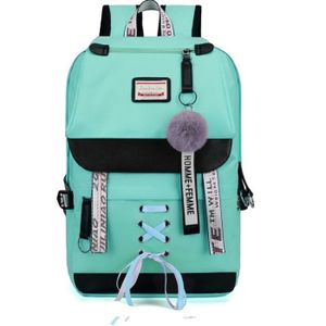 Sac /à Dos Unisexe Vintage Sac /à Dos pour Les Voyages Scolaires avec Chargement USB Vert Kaki Convient pour Un Ordinateur Portable de 15,6 Pouces Mode d/écontract/é Sac /à Dos /étanche