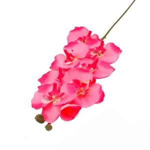 FLEUR ARTIFICIELLE Orchidée rose - Fleurs artificielles au toucher ré