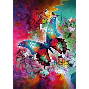 PUZZLE 1500 Pièce Fantastique Papillon En Bois Jiasaw Puz