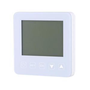 COMMANDE CHAUFFAGE Touch Screen -Thermostat De Chauffage Au Sol Programmable,Régulateur De Température De L'Air,Manuel Mécanique,16A 200-240V 85772