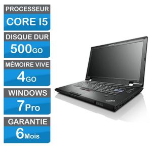 Vente PC Portable PC Portable Lenovo L520 Core I5 4Go Ram 500 Go HDD Win7 pas cher Vente PC Portable PC Portable Lenovo L520 Core I5 4Go Ram 500 Go HDD Win7 pas cher