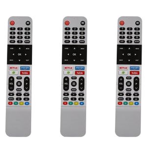 TÉLÉCOMMANDE TV 3X pour Skyworth Android TV 539C-268920-W010 pour 