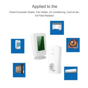 THERMOSTAT D'AMBIANCE Prise de Thermostat Thermostat sans Fil Programmable, Ensemble Stylo Plume et Encre Intelligent Domestique video fixation