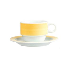 6 Hutschenreuther tasses M soucoupes Cappuccino-Tasses des tasses de thé Blanc 290 ml