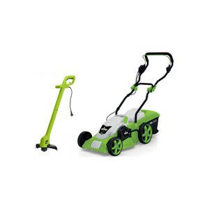 Hecht1844 Tondeuse à gazon électrique 1800 W 3300 U/min Moteur TURBO 25-85cm 50L Hecht1844 Tondeuse à gazon électrique 1800 W 3300 U/min Moteur TURBO 25-85cm 50L