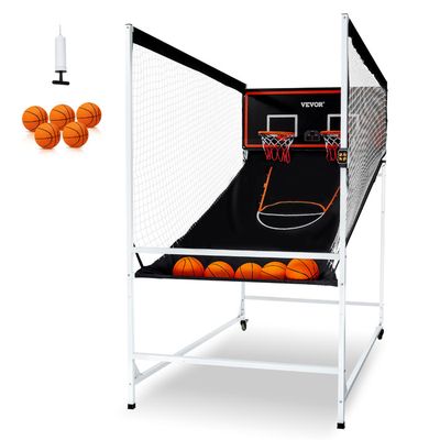 VEVOR Panier de Basket Panneau Basket 112cm Hauteur Réglable