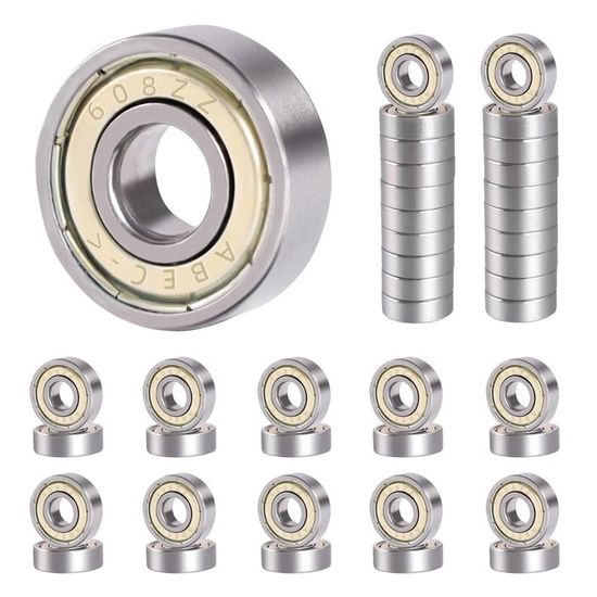 4 Roulements à Billes 608ZZ – ABEC 7, Pour Skateboard, Roller, Patins
