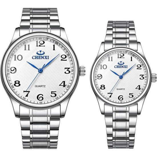 Montre Homme Poedagar Chronographe Acier Inox - Étanche 30m - Cadran 40-44mm - Quartz