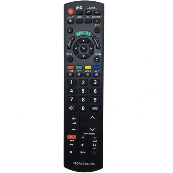 VINABTY Telecomando Sostitutivo N2QAYB000328 Per TV Panasonic: Compatibile Con Serie TX-L, TX-P, TX-LF E PF, Modelli LED LCD