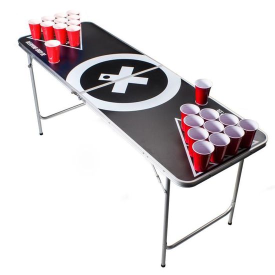 JEU À BOIRE SHOOTER PONG LANCE BILLE BLANC - Maison