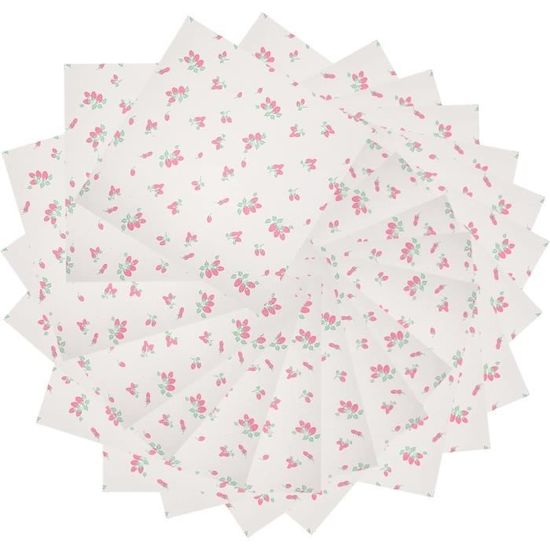 200 Feuilles Papier à Hamburger 20x30cm - Papier Cire Résistant Huile Et Eau - Motif Journal