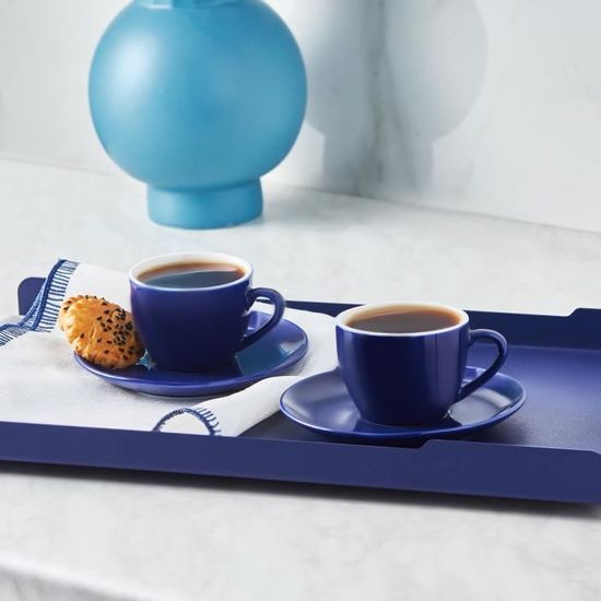 GOEDCH Coffret De Tasses à Expresso: Lot De 6 Tasses à Thé Vert Clair Avec Dégradé, Tasses à Expresso En Céramique De 150 Ml, Tasses à Thé En Céramique Sans Anses, Tasses