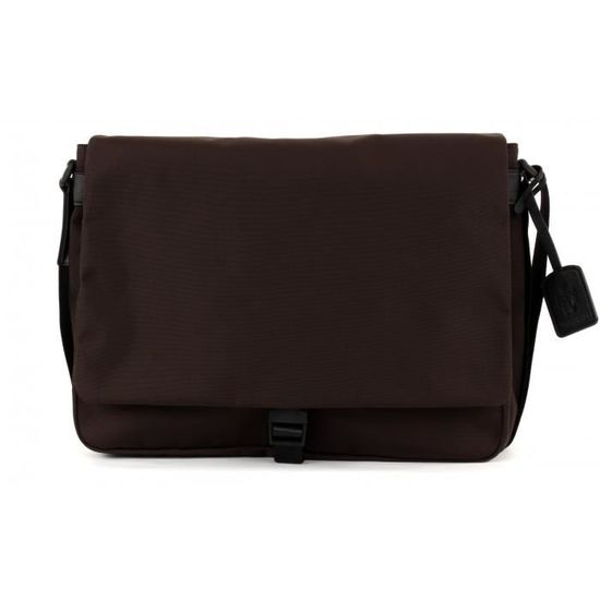 Porte-documents En Cuir Pour Homme - Marron Foncé - Compartiment Tablette - Dragonne Amovible - Leonhard Heyden