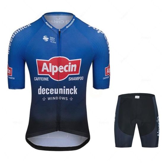 Maillot De Cyclisme Canari Homme, Taille XL, Bleu, Manches Courtes, Fermeture éclair