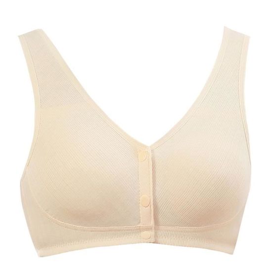 Soutien-gorge Sport Femme Sans Armatures - Fermeture Devant, Maintien Confortable - 5