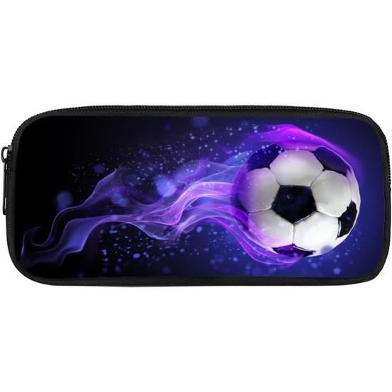 Trousse à Crayons Cool Avec Motif De Football Pour étudiant Ou Enfant