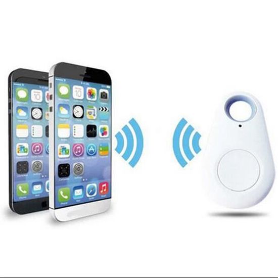 Tracker Bluetooth GPS – étiquette Sans Fil Pour Clés, Objets, Alarme Anti-perte, Generise Noir